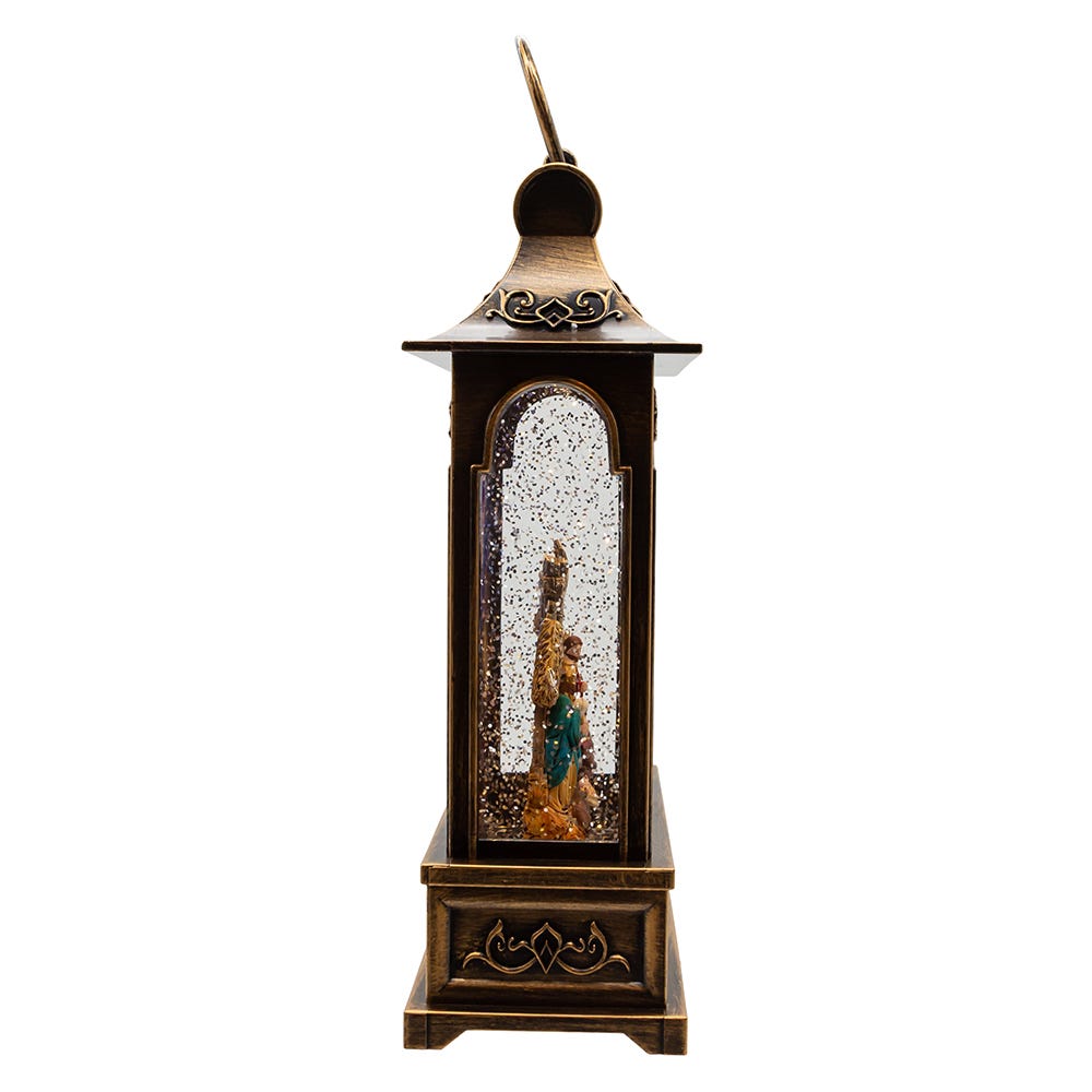 Kurt Adler 11-Inch Battery Operated Warm White LED Lighted Nativity Lantern